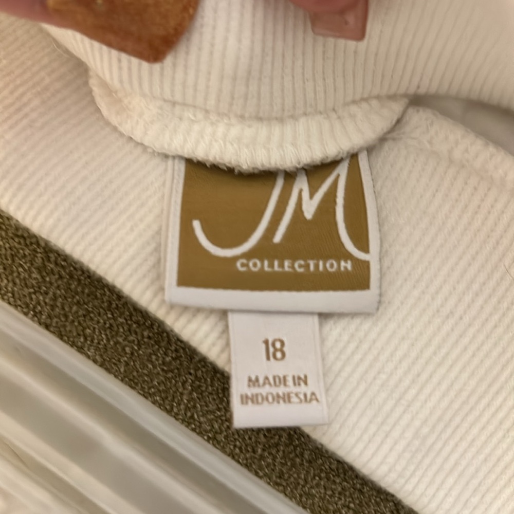 Womens White Casual Pants size 18 - Picture 9 of 10